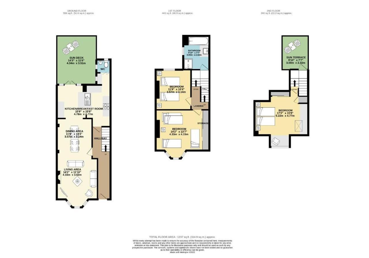 הוילה ברייטון The Townhouse By My Getaways Free Parking מראה חיצוני תמונה